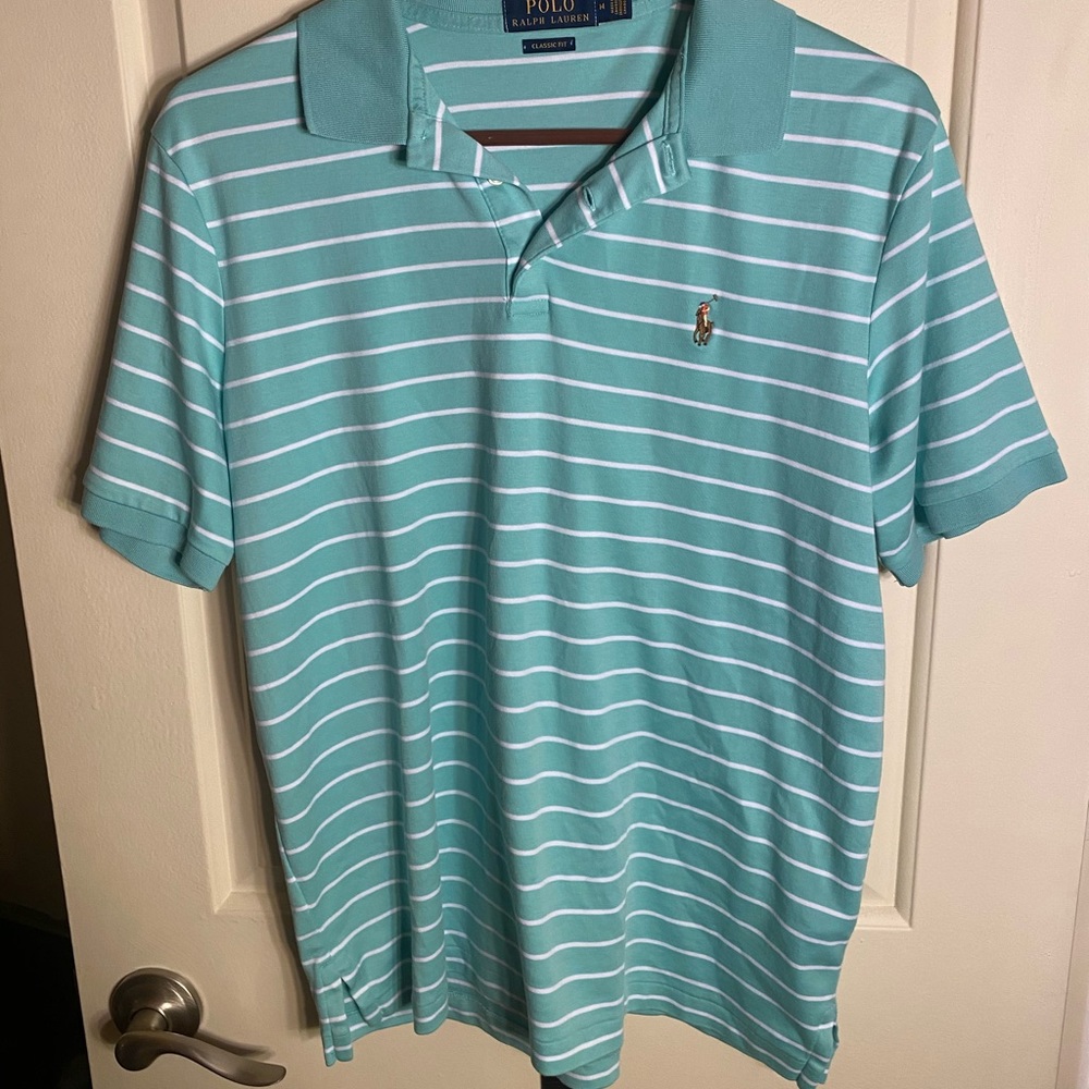 Striped polo